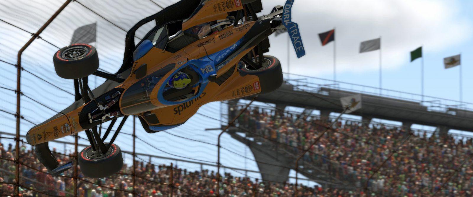 Finale of IndyCar iRacing Challenge turns into crash fest