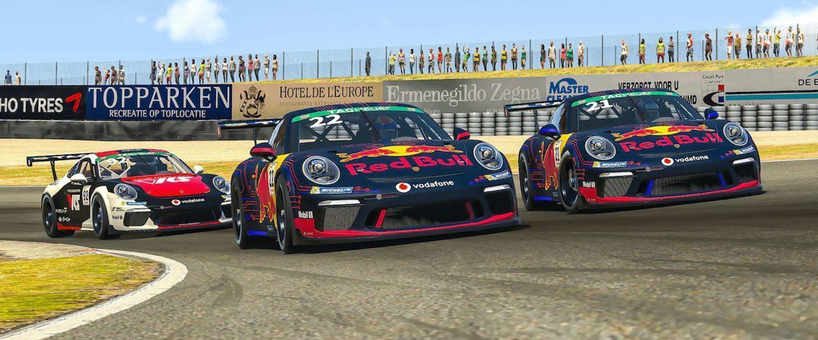 Red Bull drivers dominate at Porsche Supercup