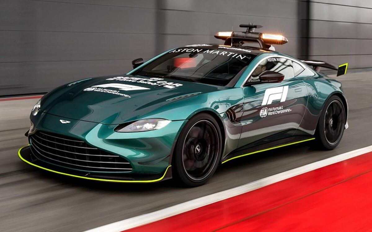 Image of Aston Martin Vantage safety car