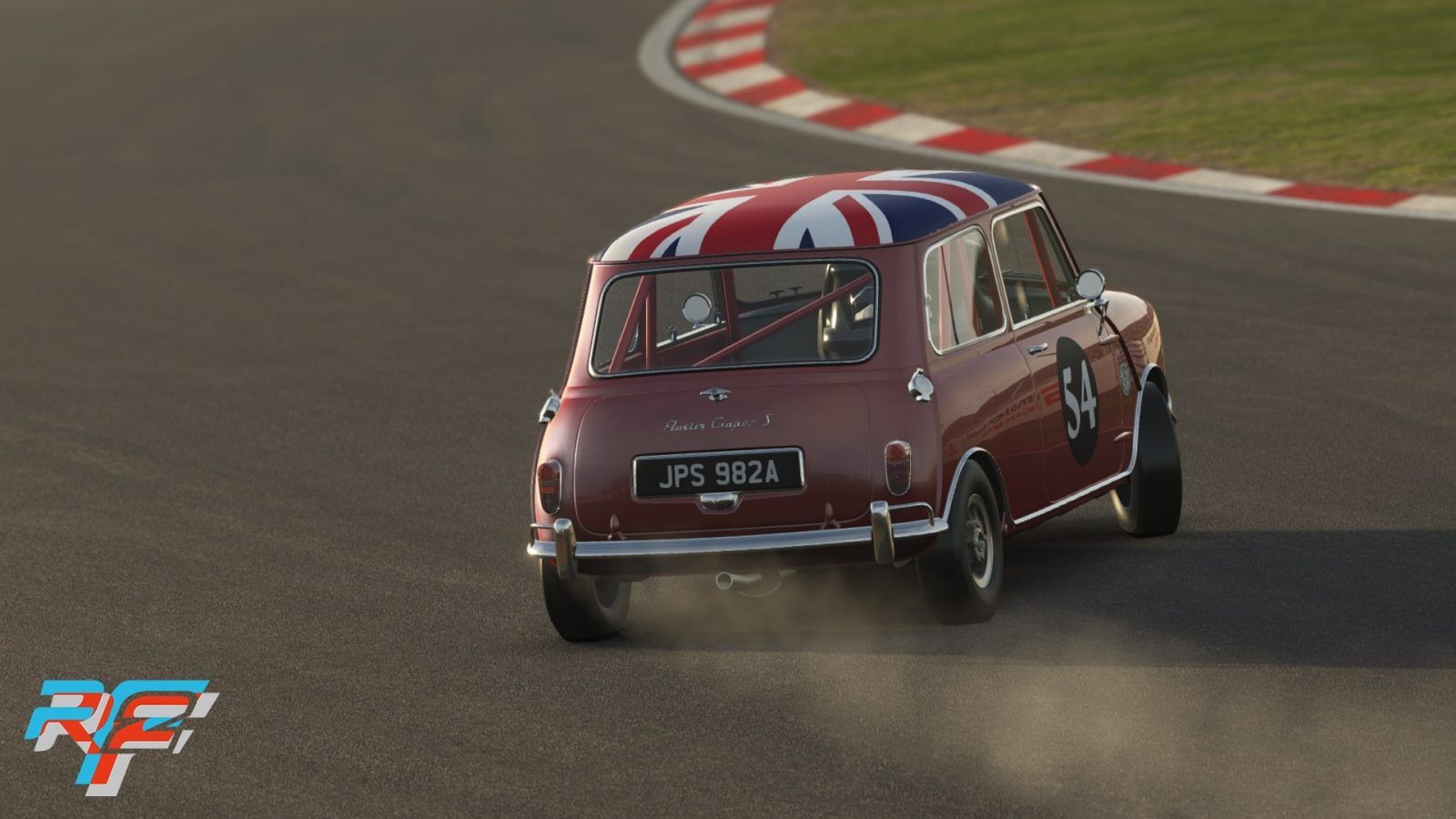 An image of the Austin Mini Cooper S in rFactor 2.