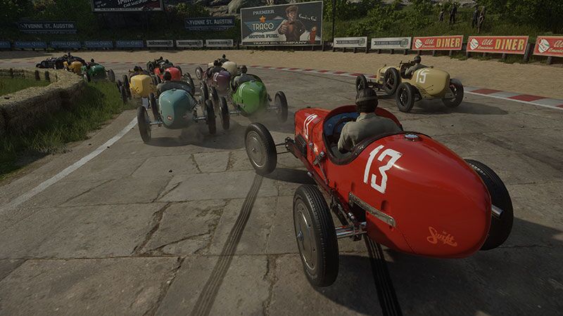 1930s Grand Prix cars racing in Mafia II