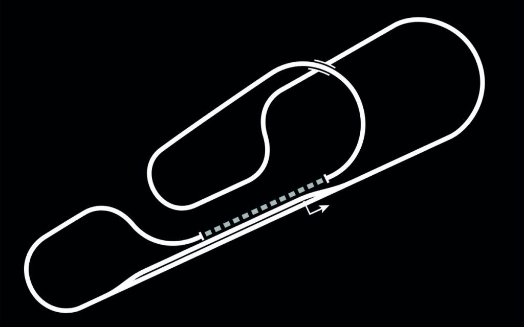 Track layout of Red Rock Valley Speedway.