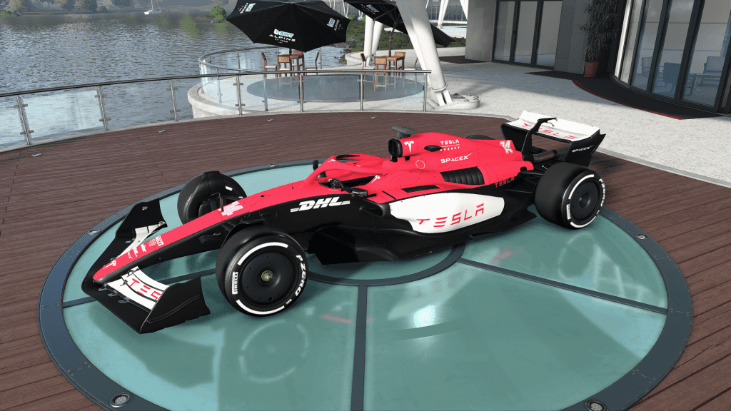 Tesla Racing F1 livery mod