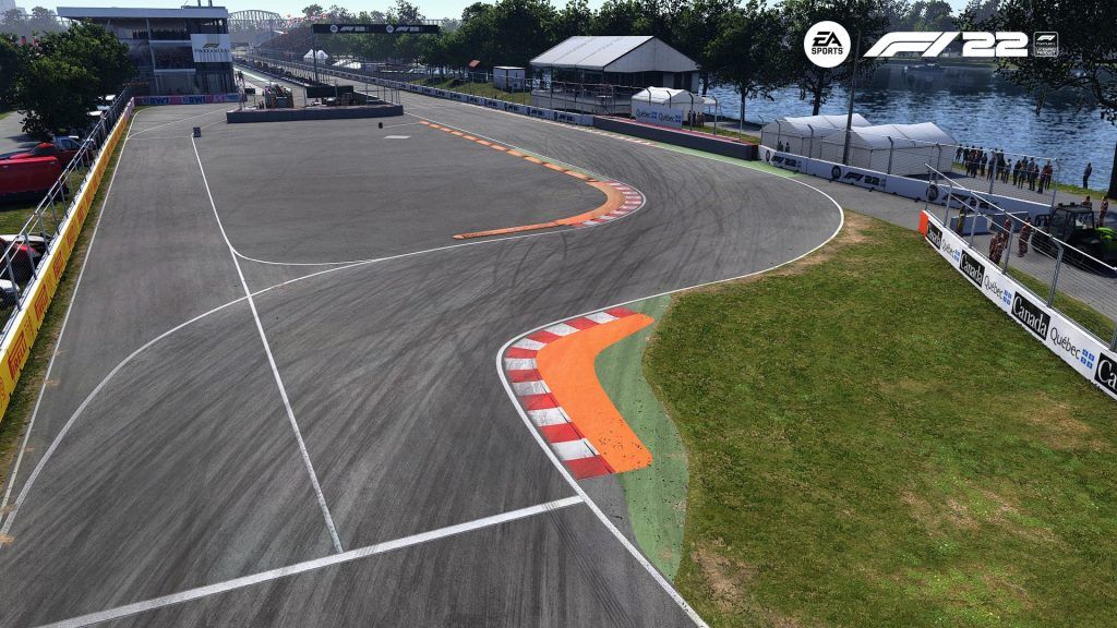 An image of the final chicane at Montreal.