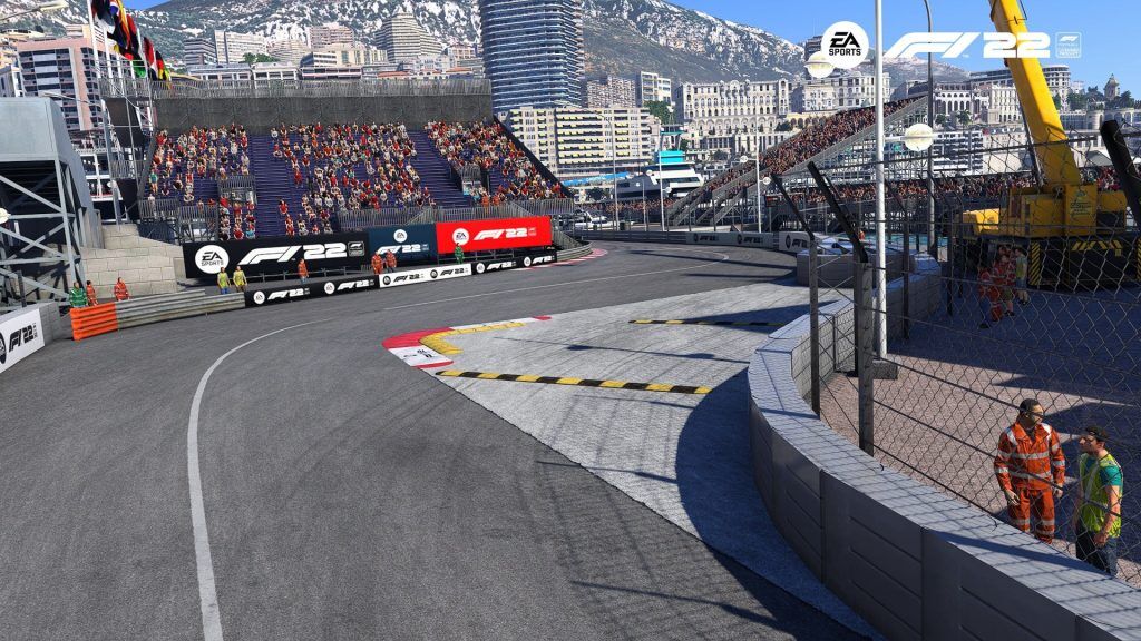 An image of the swimming pool chicane in Monaco.