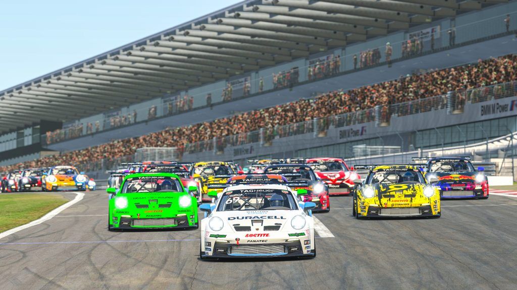 Starting the Porsche Cup car is tricky as you can see in PESC