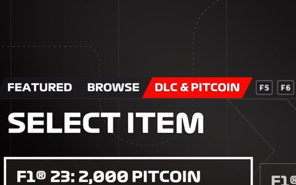 A menu with a red highlighted tab labelled 'DLC & PitCoin'
