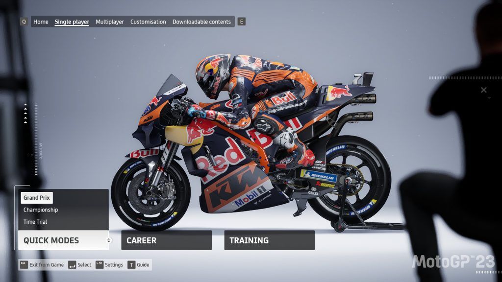 There is plenty for newcomers to do offline in MotoGP 23