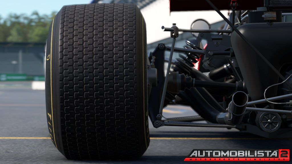 The tyre model can now accurately flex thanks to the update