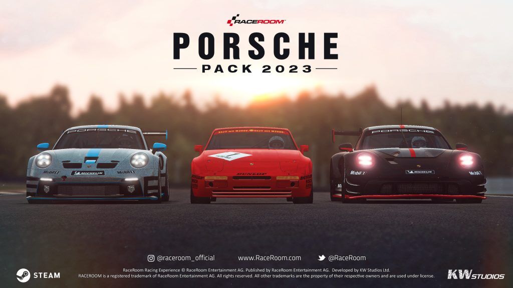 The Porsche Pack will join Raceroom Racing Experience on 20 July