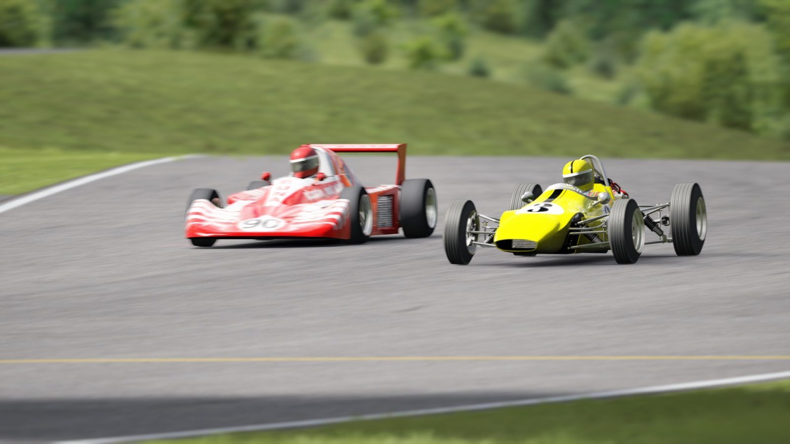Formula Easter cars available as a mod for Assetto Corsa