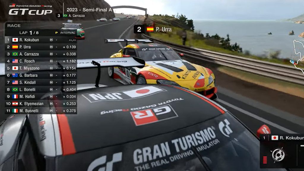 Gran Turismo 2023 Toyota Gazoo Racing GT Cup - semi final A lead