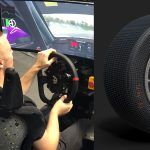 KW Studios Dev Thomas Jansen testing the new RaceRoom tire model with driver Tim Heinemann at the SimRacing Expo 2023.