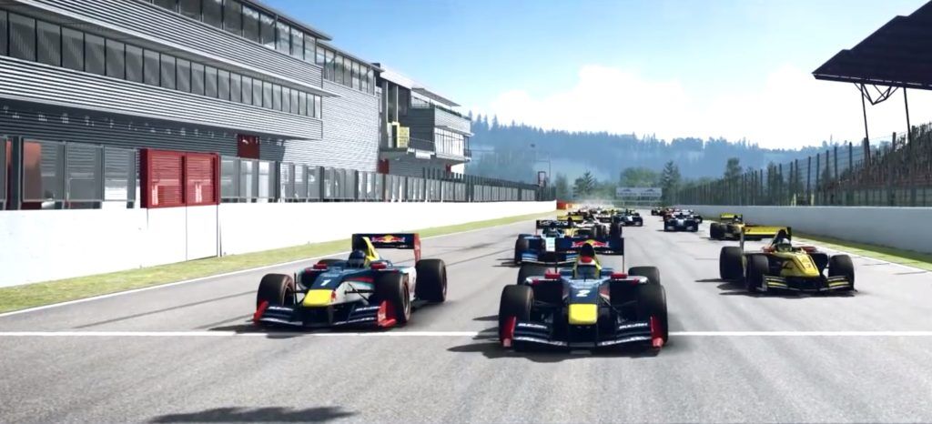 RaceRoom's new tires can be immediately felt in the FR2 series.