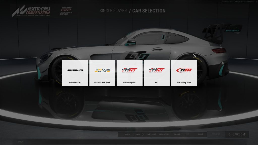 Assetto Corsa Competizione GT2 Livery Selection, AMG