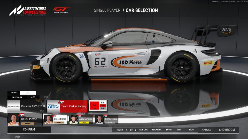 Assetto Corsa Competizione Porsche 2023 Liveries
