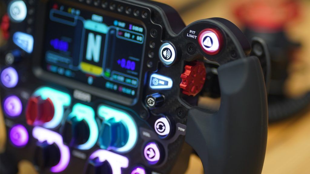 Gomez Sim Industries Formula Pro Elite V2 Sim Racing Wheel GSI FPE Side Encoders and Indicators