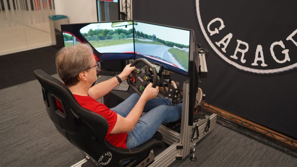 Marcel Offermans testing The Last Garage, sim racing, Sim Formula Europe 2024