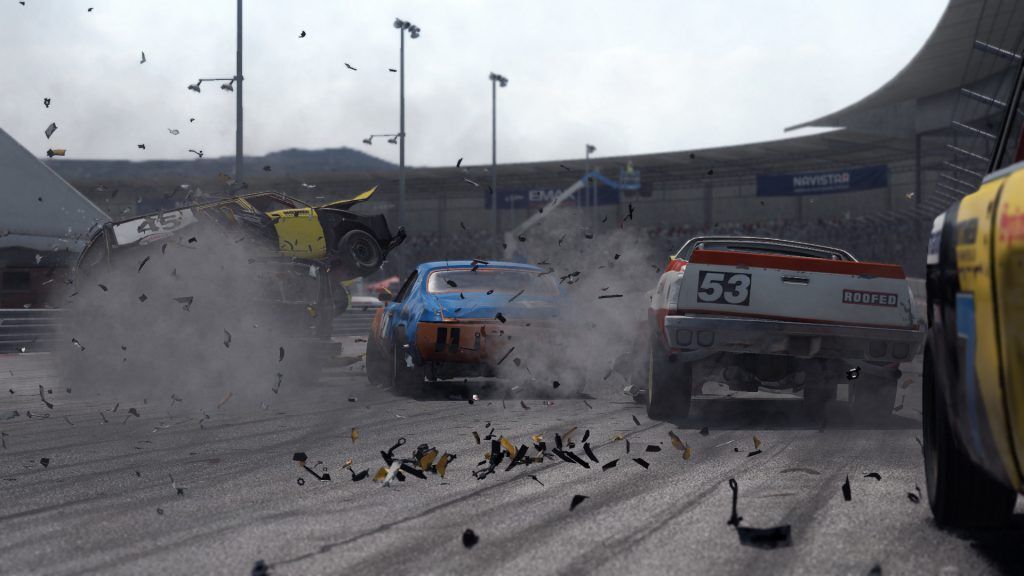 Short Oval racing in Wreckfest displays some of the best crashes the title has to offer.