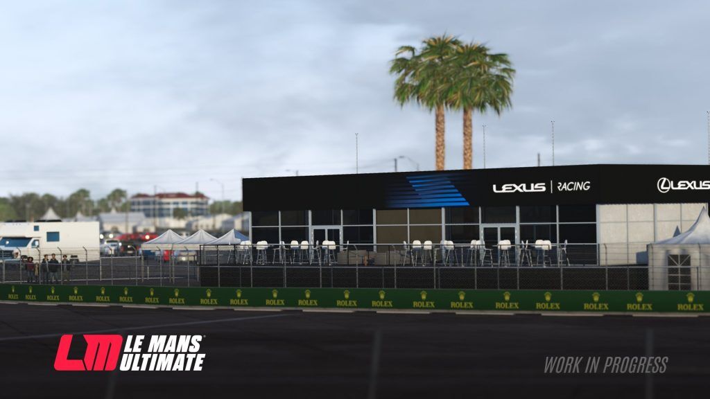 Le Mans Ultimate Sebring Lexus Building
